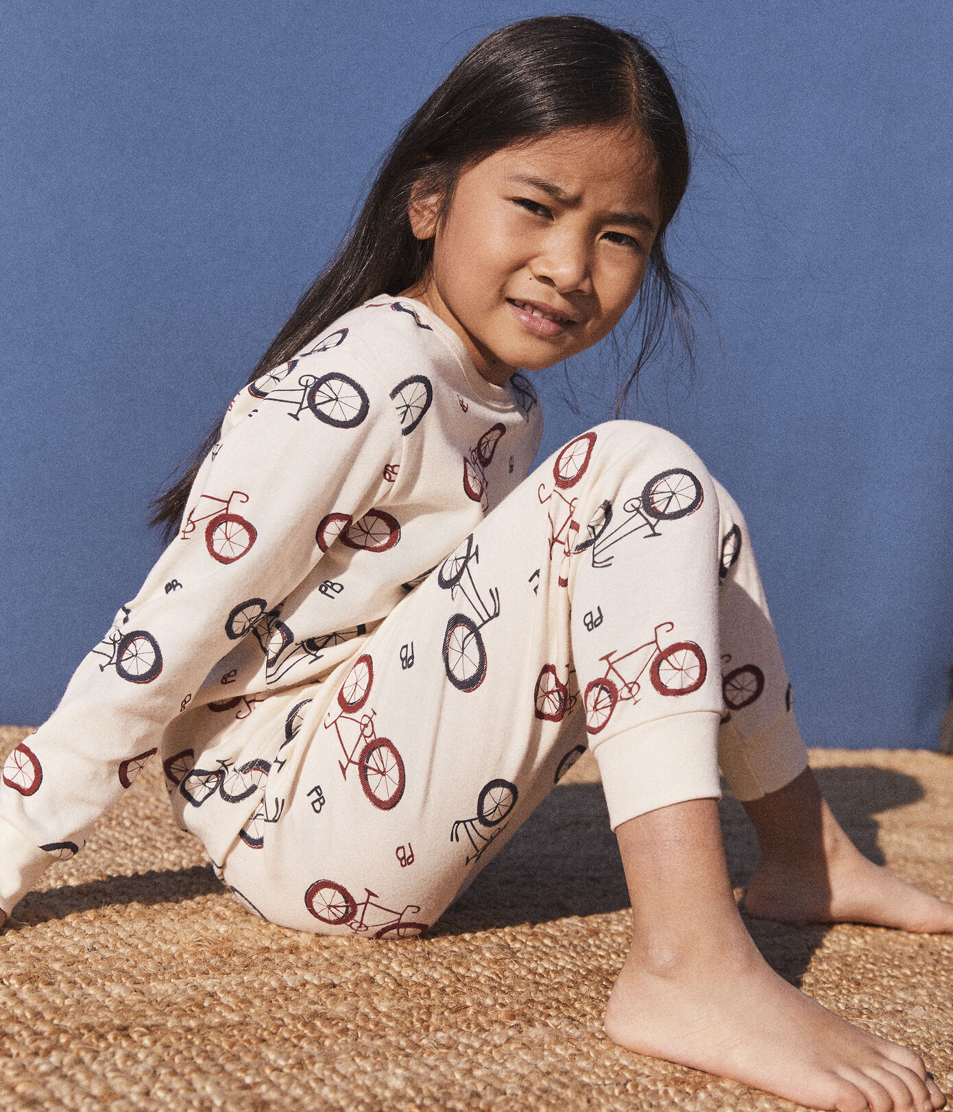 Pyjama vélo petite fille/petit garçon en coton