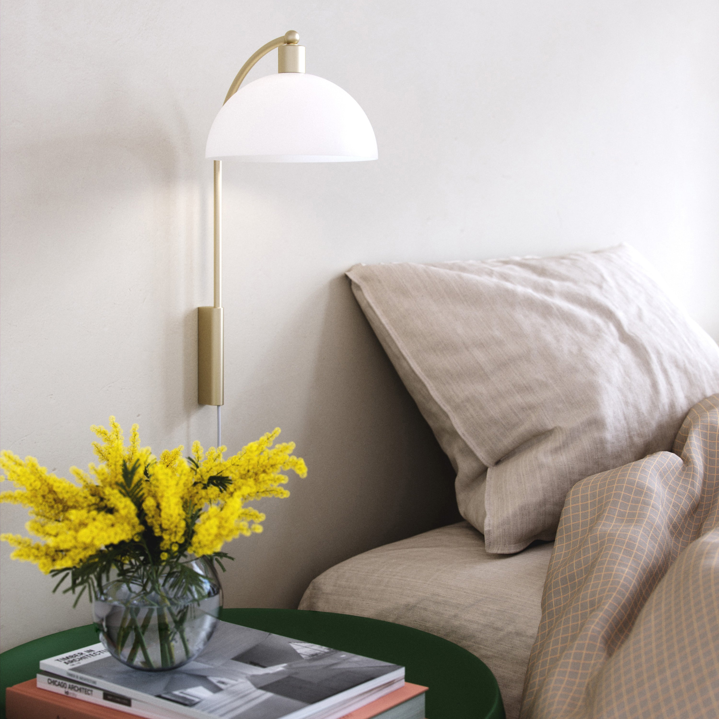 Nordlux Ellen Wandlamp - Ã 20 cm - Messing