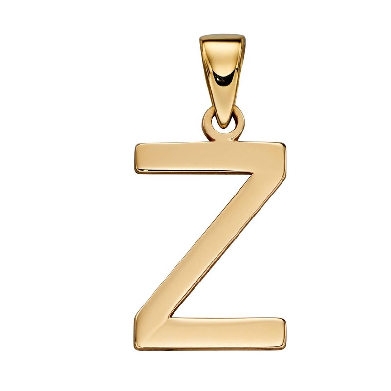 Collier lettre Z en or 375/1000