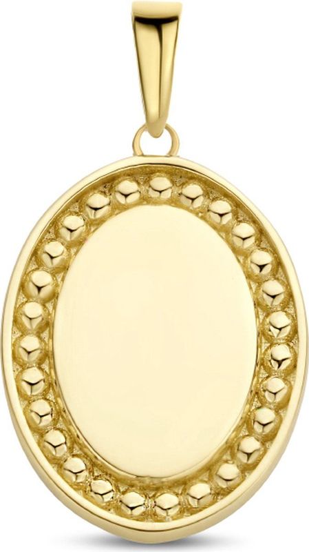 graveerhanger ovaal 14K geelgoud 4026915