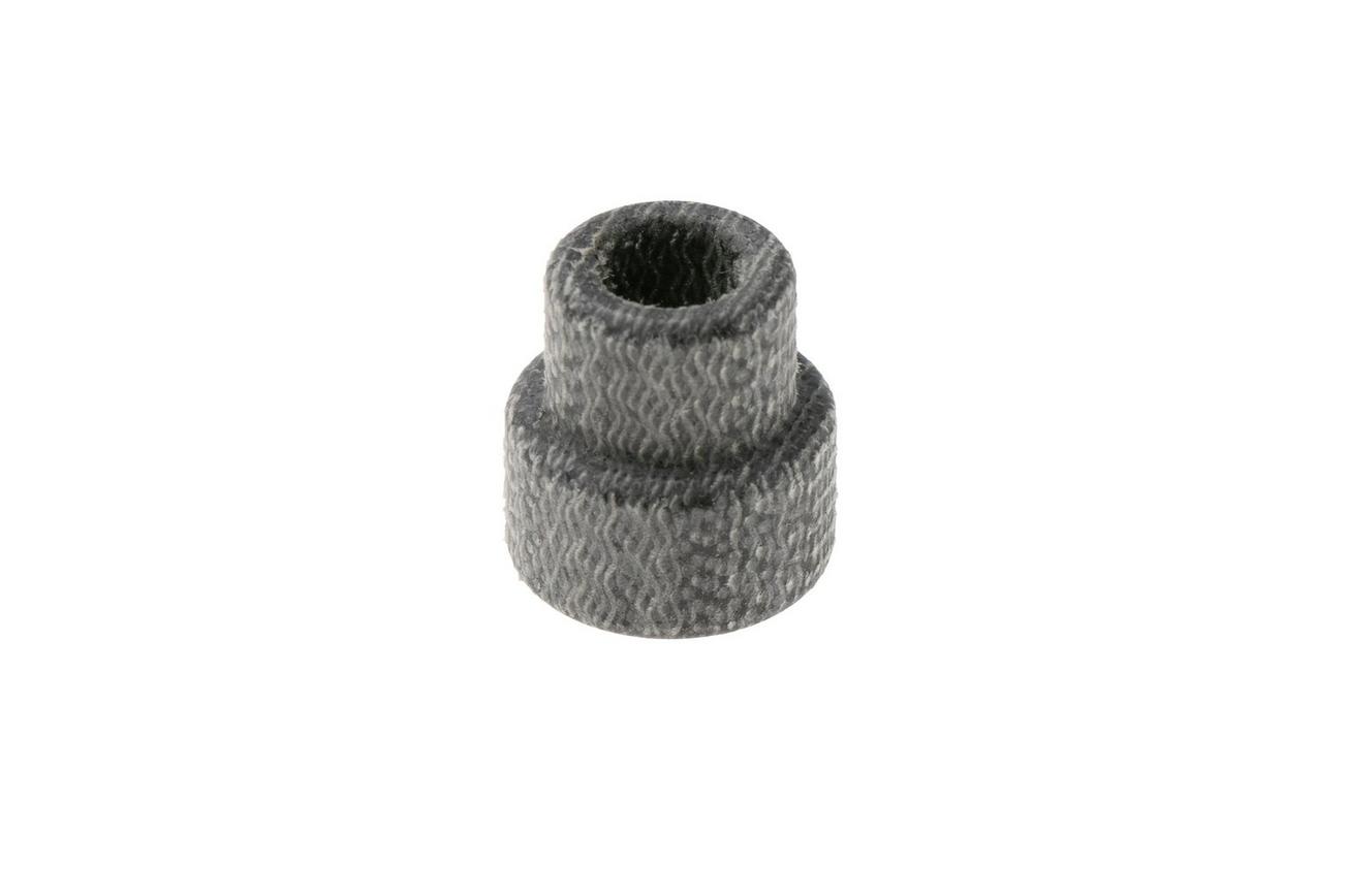 Daily Customs Simple Bead Plain Canvas Micarta Black, zwart