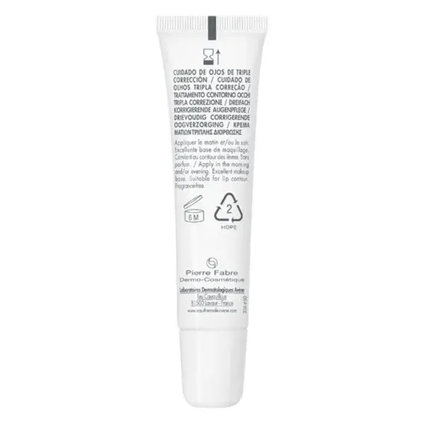 Avène Hyaluron Activ B3 Eyes Tripla Ação para Cuidado da Área dos Olhos 15ml