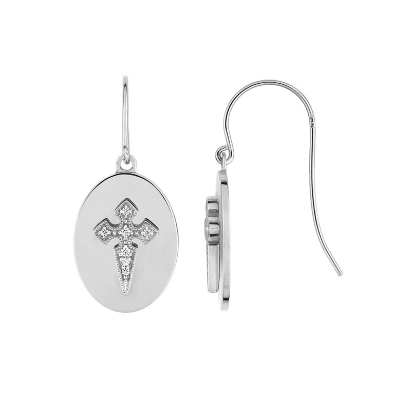 Boucles d'oreilles Femme - Oxyde de zirconium - Argent 925