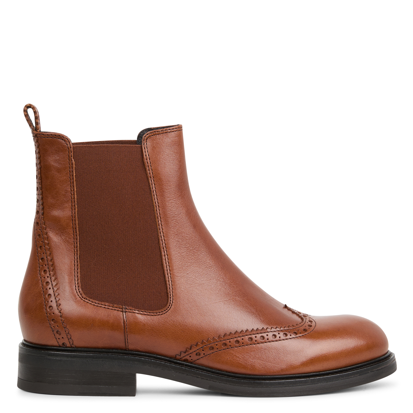 Bottines en cuir | Marron
