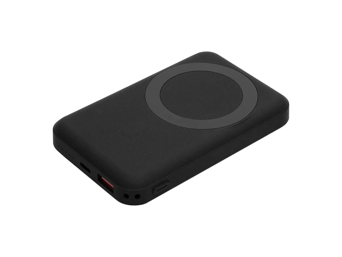 (20W) 10000mAh Magnetische MagSafe Powerbank USB C  / USB A Power Delivery Ladegerät   Kickstand (XWH-PMS-13) - Schwarz