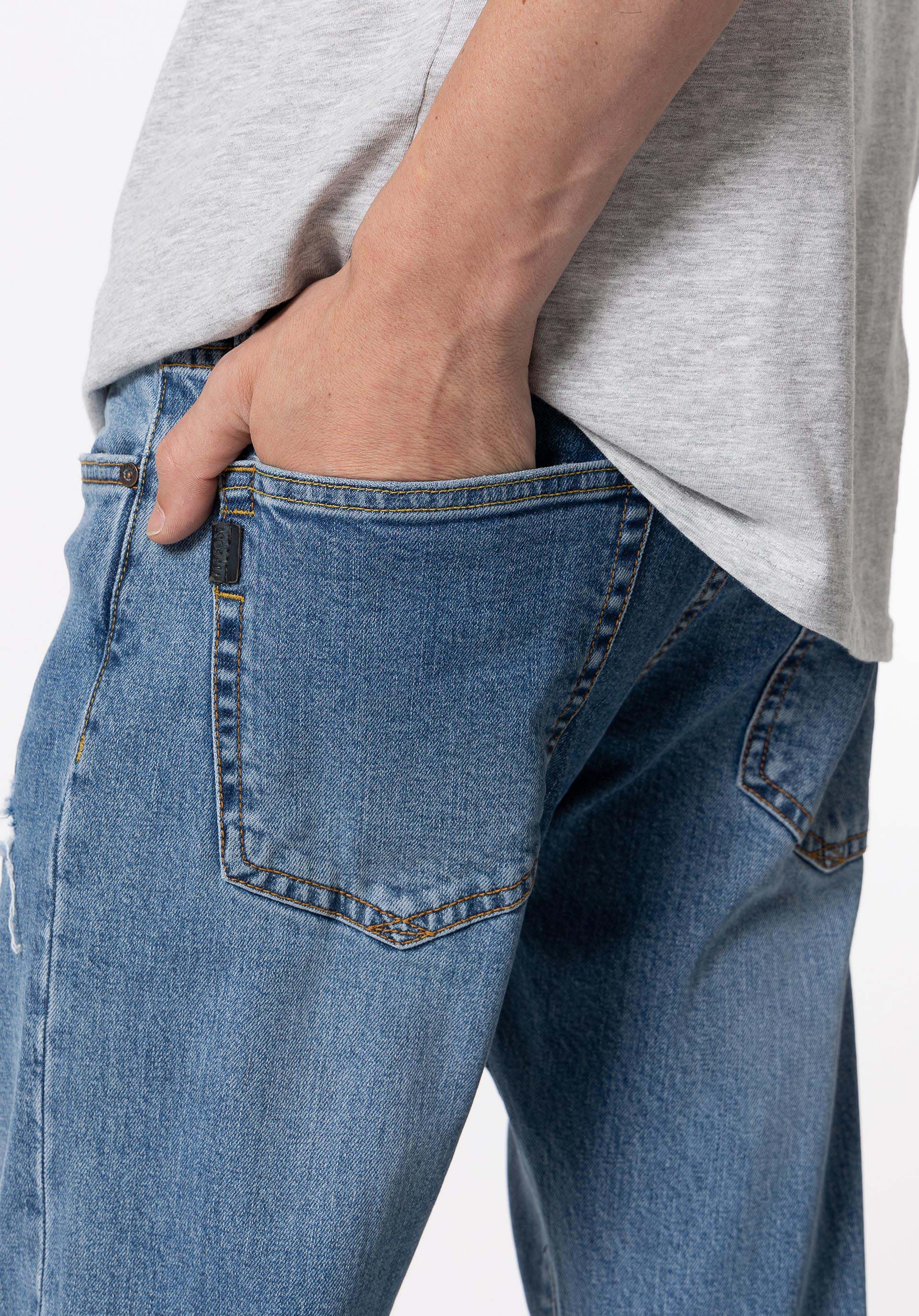 Jeans Dylan Tapered Slim Fit Rasgões