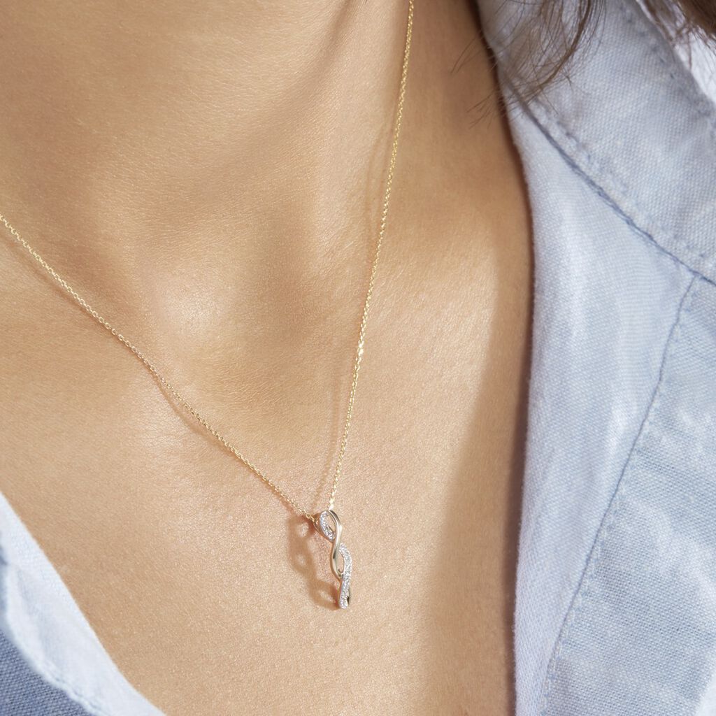 Collier Marina Ea Or Jaune Diamant