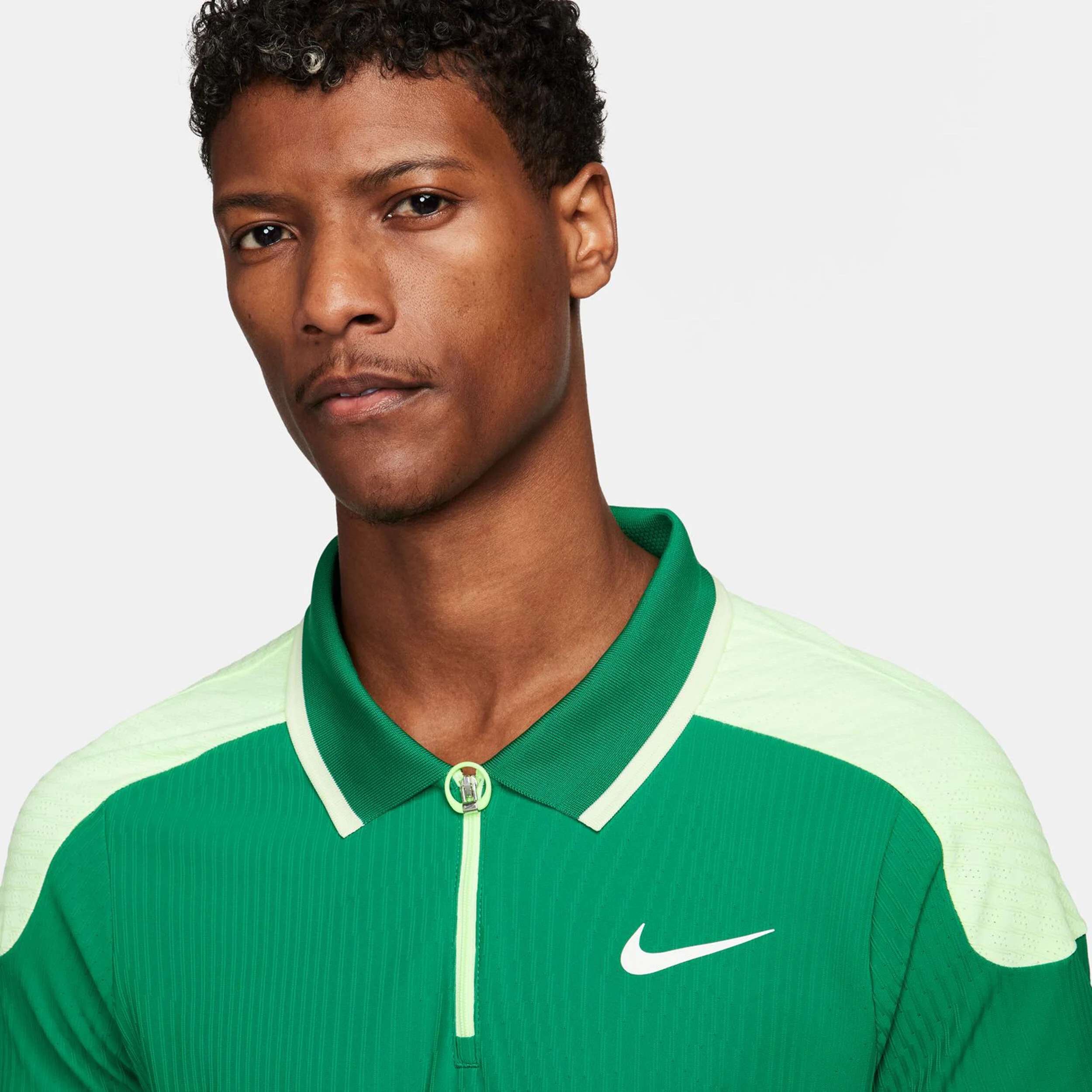 Nike Court Dri-Fit Advantage Slam ULT Polo Hommes - Vert , Vert Fluo