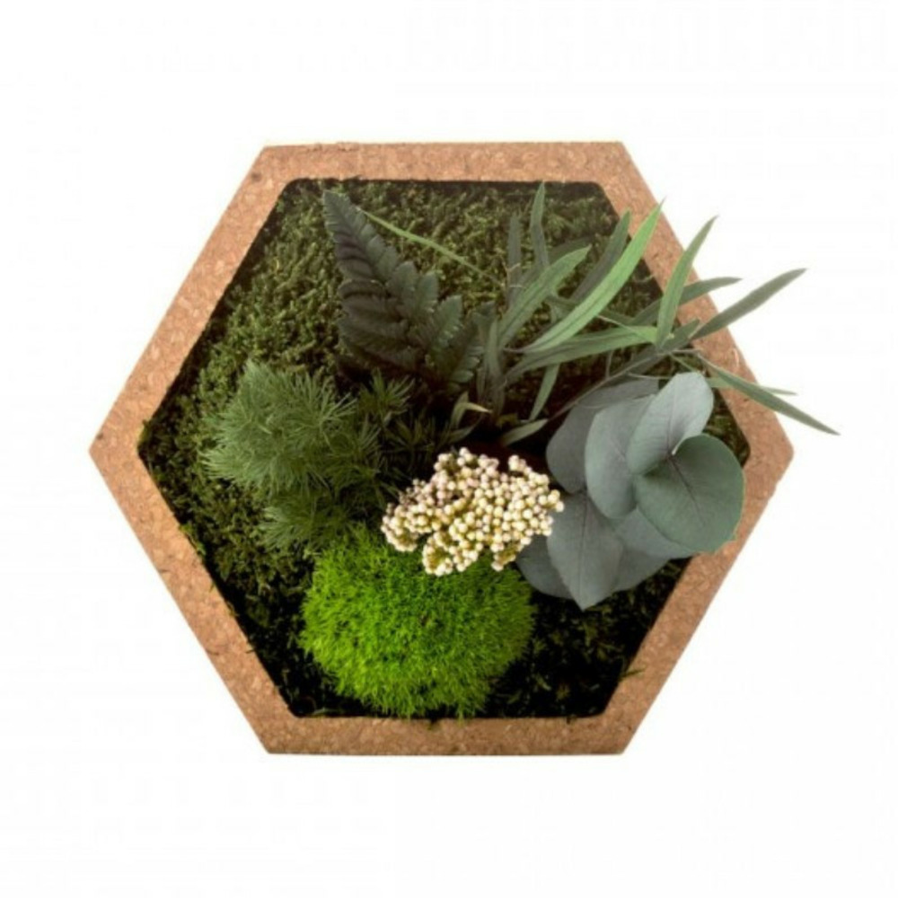 Stab nature hexagonal s 16 x 16 cm