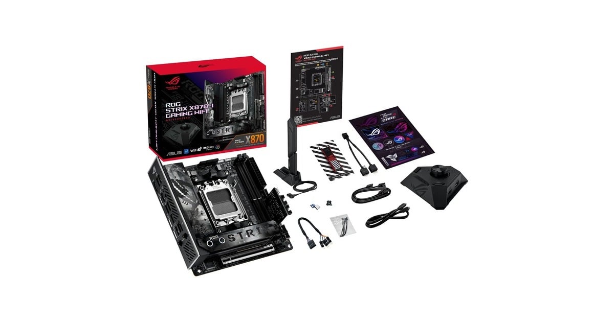 ASUSROG STRIX X870-I GAMING WIFI socket AM5 moederbord  (2,5Gb-LAN, WLAN, BT, Sound, Mini-ITX)