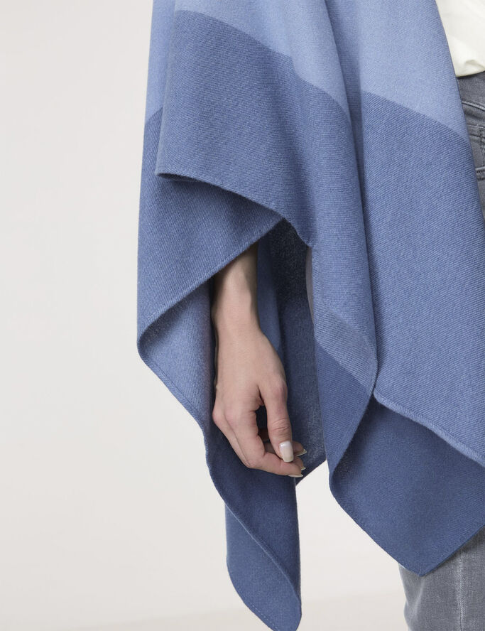 Gerry Weber CAPE / PONCHO JERSEY Blue/grey patch