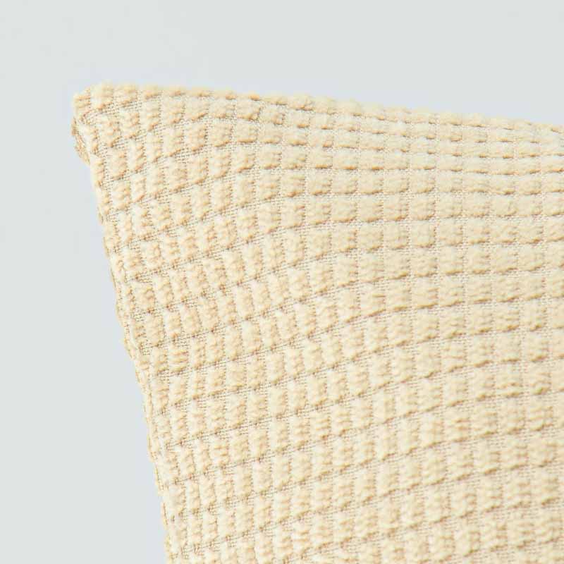 Coussin 'Seventies' velours côtelé écru