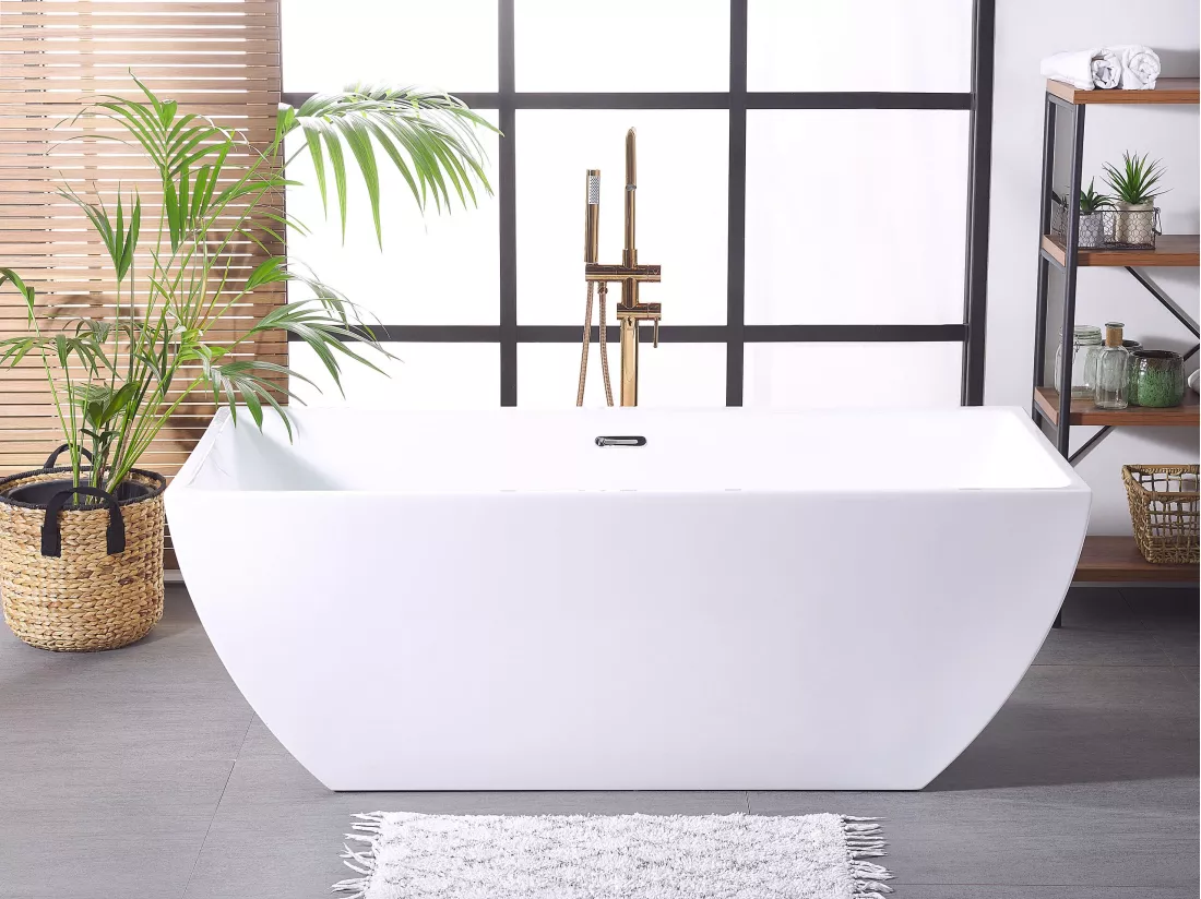 Baignoire îlot blanche 170 x 80 cm CABRUNA