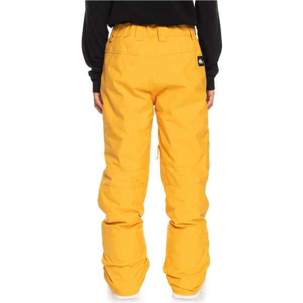 Pantalon de ski QUIKSILVER ESTATE YTH PT MINERAL YELLOW