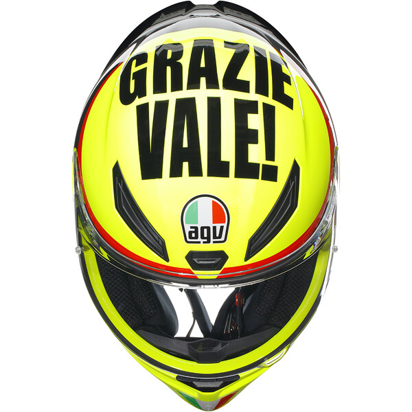 AGV - Casque K1 S Grazie Vale Jaune / Noir / Rouge