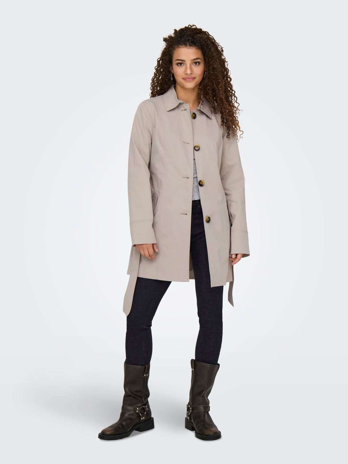 JDYISADORA Trenchcoat Chateau Gray