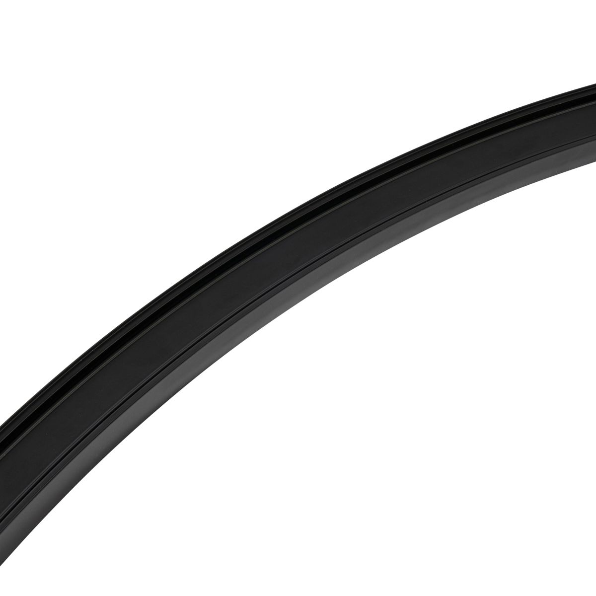 Moderne rail zwart 90° gebogen 1-fase - Iconic