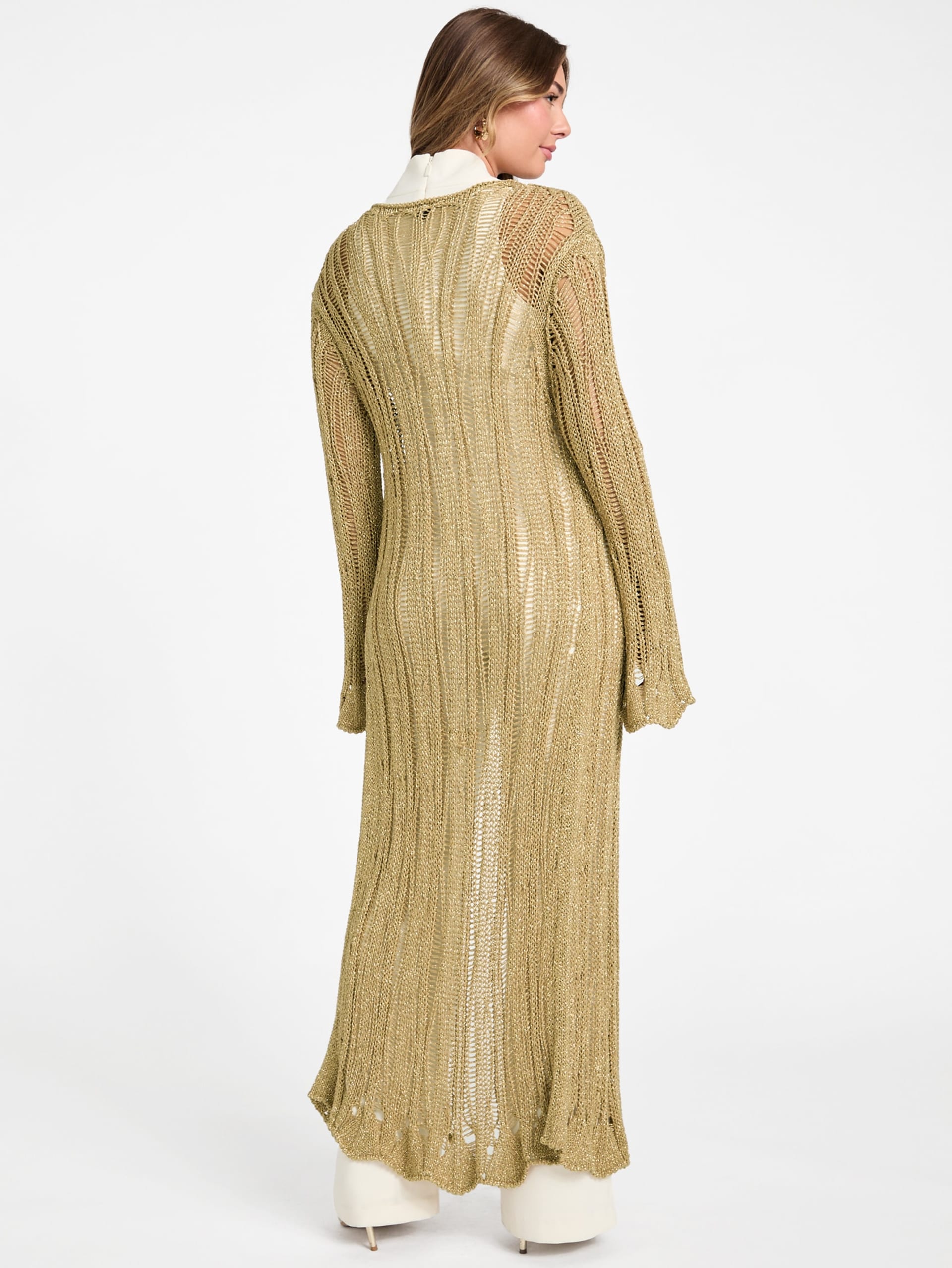 Cardigã Lucky Lurex Net Duster