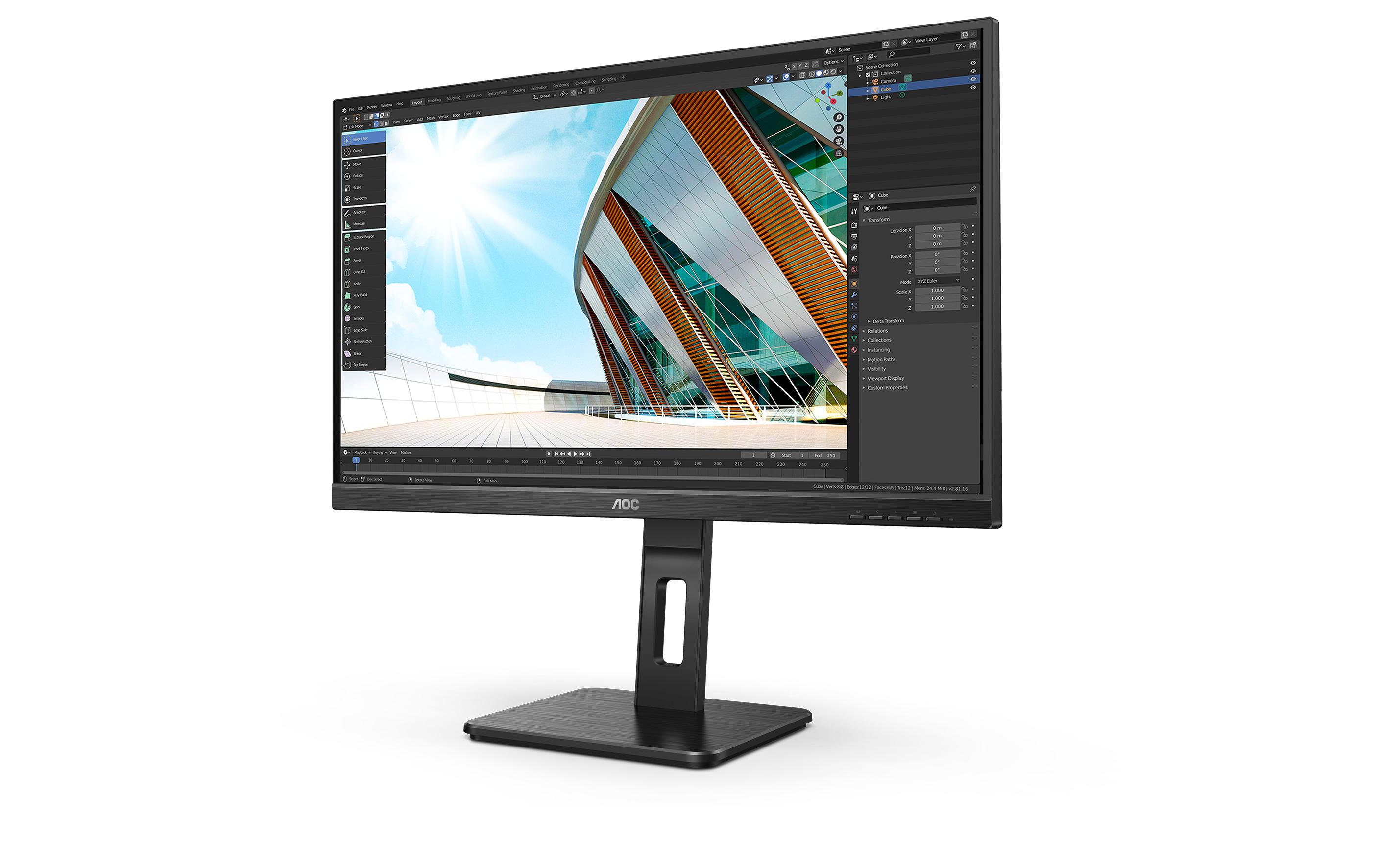 Monitor Q27P2Q<br>Ergonomischer 27
