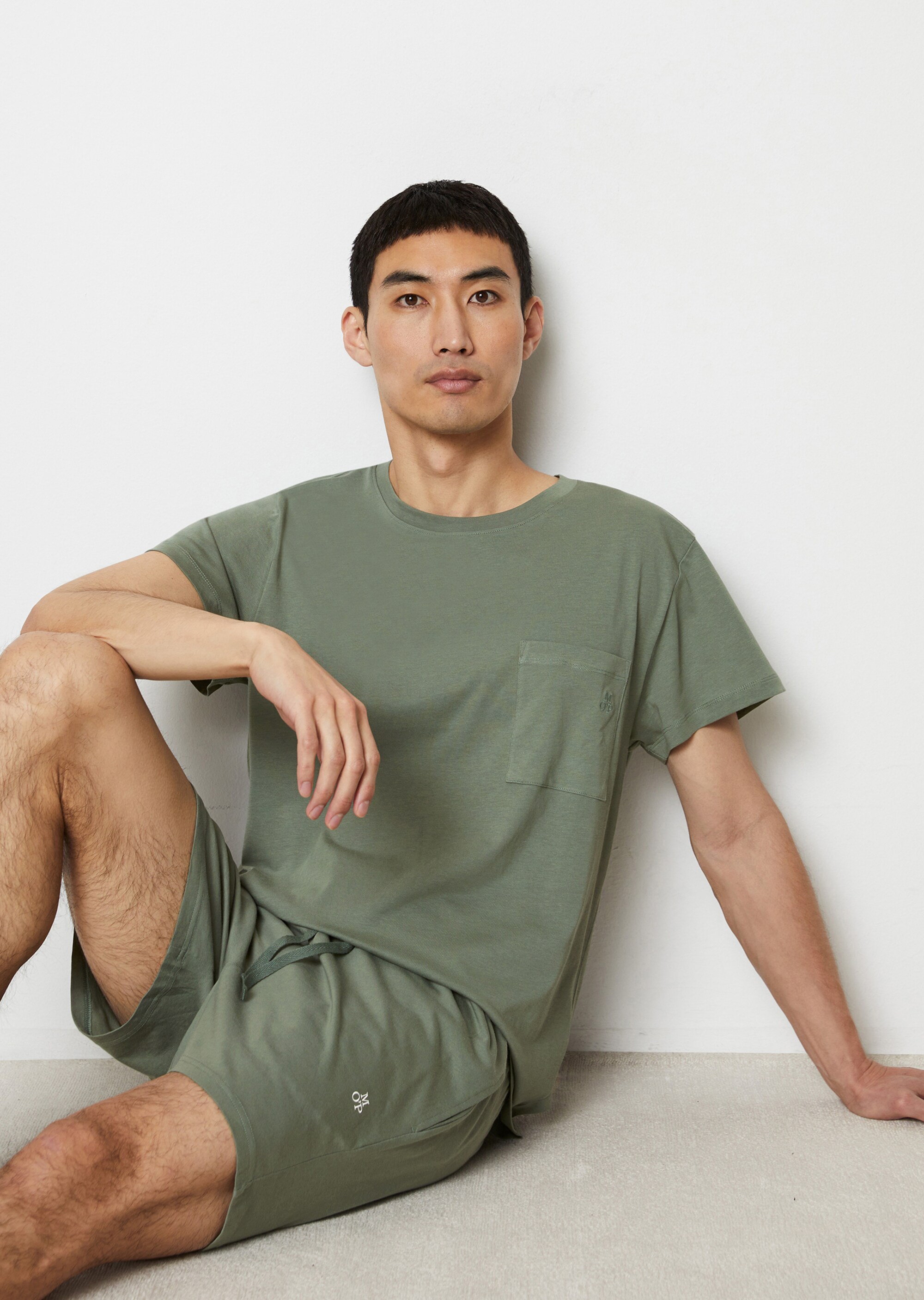 Lounge-T-Shirt regular aus Bio-Baumwolle