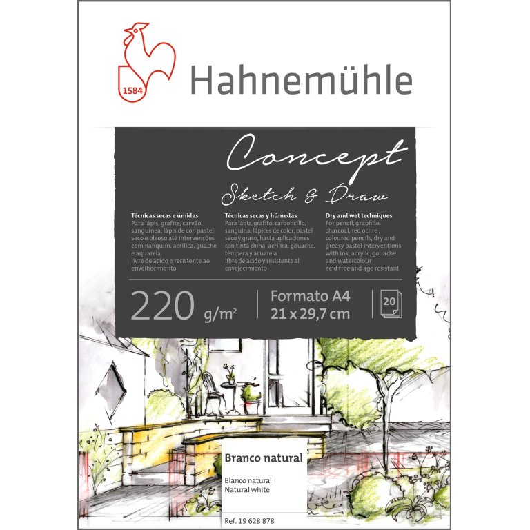 Hahnemühle Universalblock Concept, 220 g/m²
