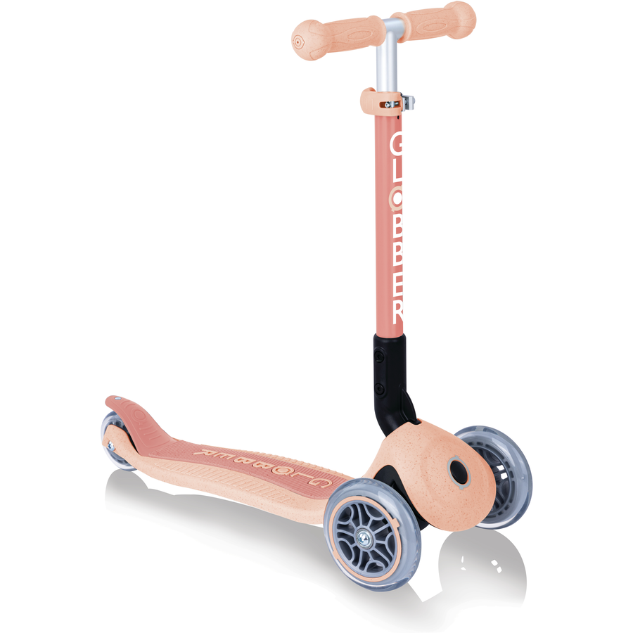 GLOBBER Junior Faltbarer Scooter Lights Eco apricot
