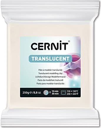 Grootverpakking Cernit klei nr. 005 - transparant - 250gram