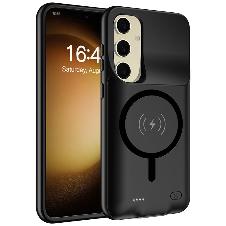 Samsung Galaxy S24 Backpack Akku Case Schutzhülle MagSafe-Modul (10000mAh) - Schwarz
