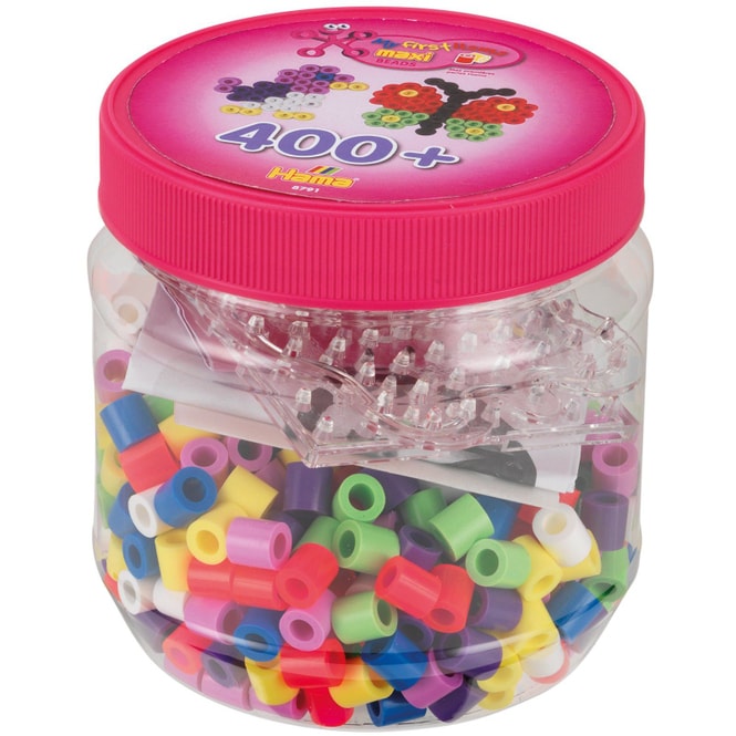 Hama - Bügelperlen Maxi - 400 Perlen - pink