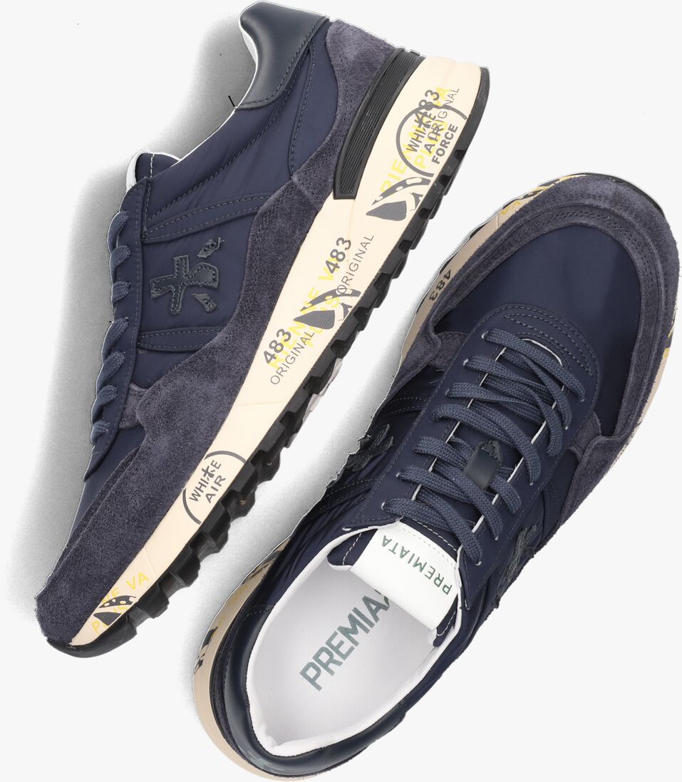 PREMIATA blauwe premiata lage sneakers landeck
