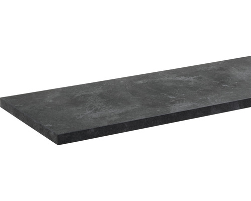 Maatwerk wastafelblad FACKELMANN Hype 3.0 Dark Stone, diepte 505 mm, breedtes van 600 tot 2200 mm