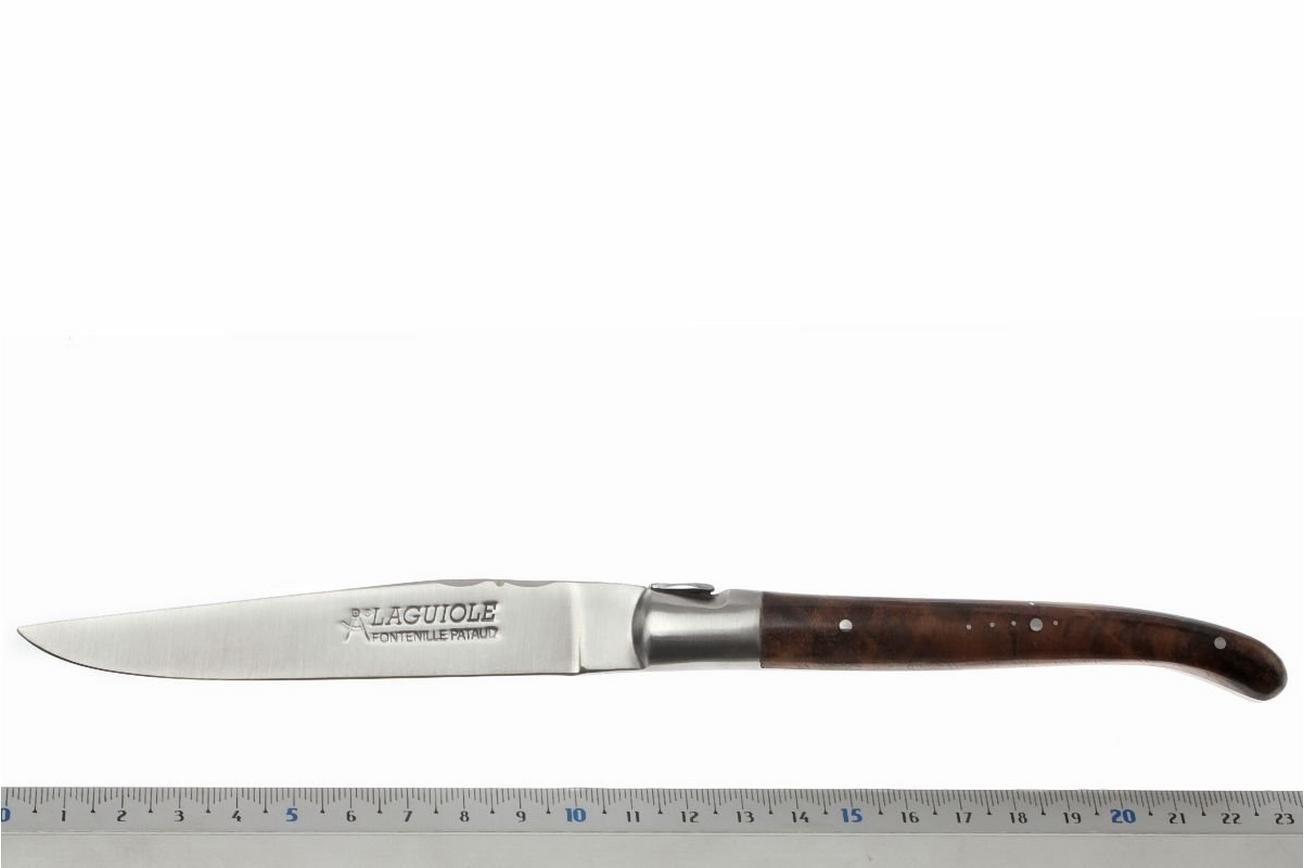 Fontenille Pataud zesdelige steakmessenset walnoothout