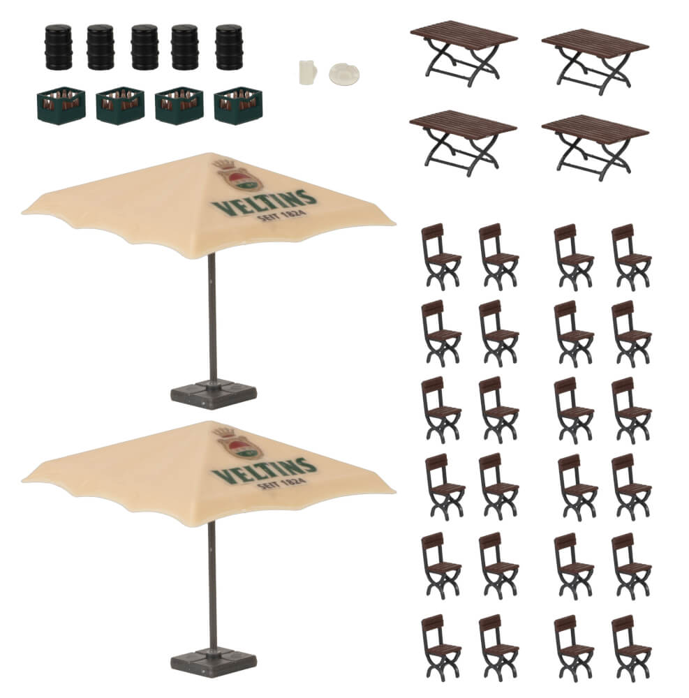 FALLER H0 Biergarten-Set Veltins
