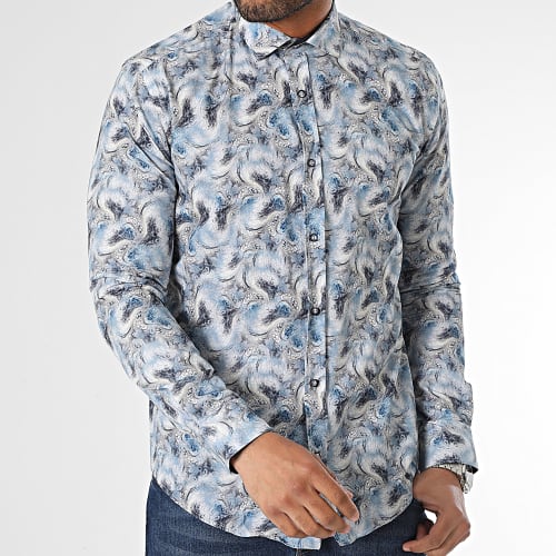 Chemise Manches Longues Bleu Clair