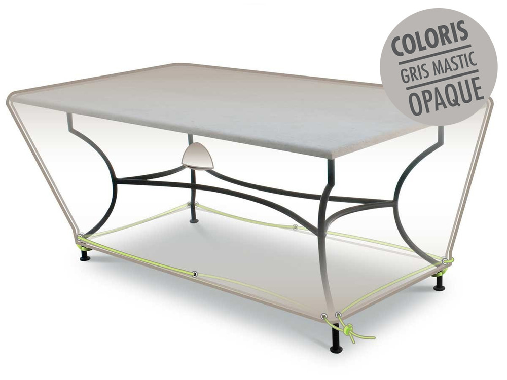 Housse de protection cover line pour table rectangulaire 6-8 personnes - 260 x 1