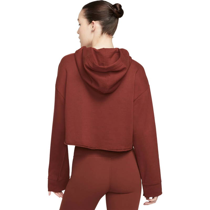Nike Yoga Luxe Cropped Hættetrøje Dame