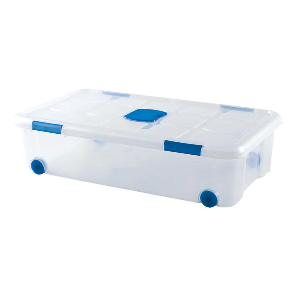 Plasticforte Opslagbak met deksel - 1x - 30L - 73 x 41 x 18 cm