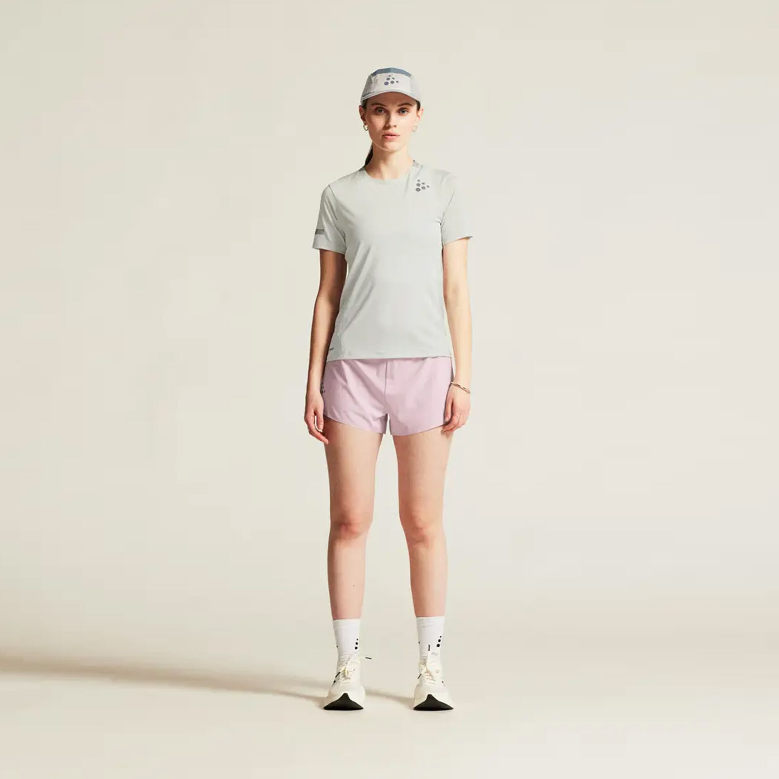Craft Pro Hypervent Tee Maillot De Course Femmes - Gris
