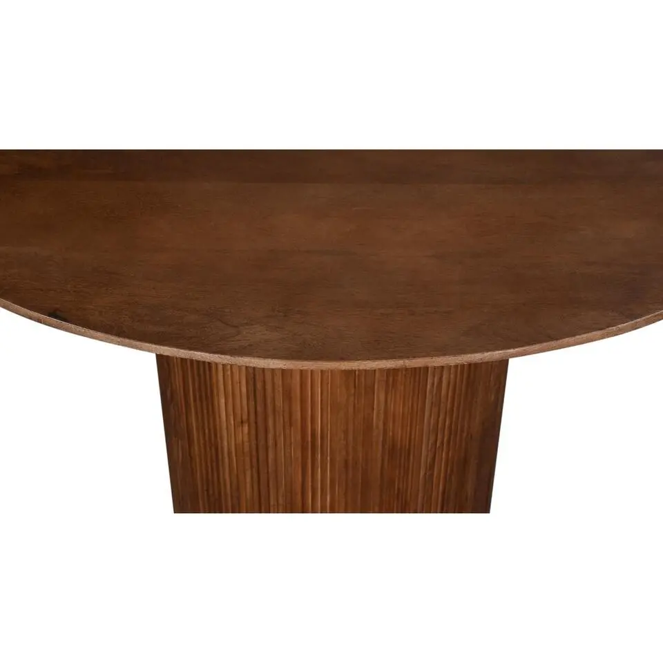 Eettafel Rond Ø120cm - Bruin Mangohout - Jaime