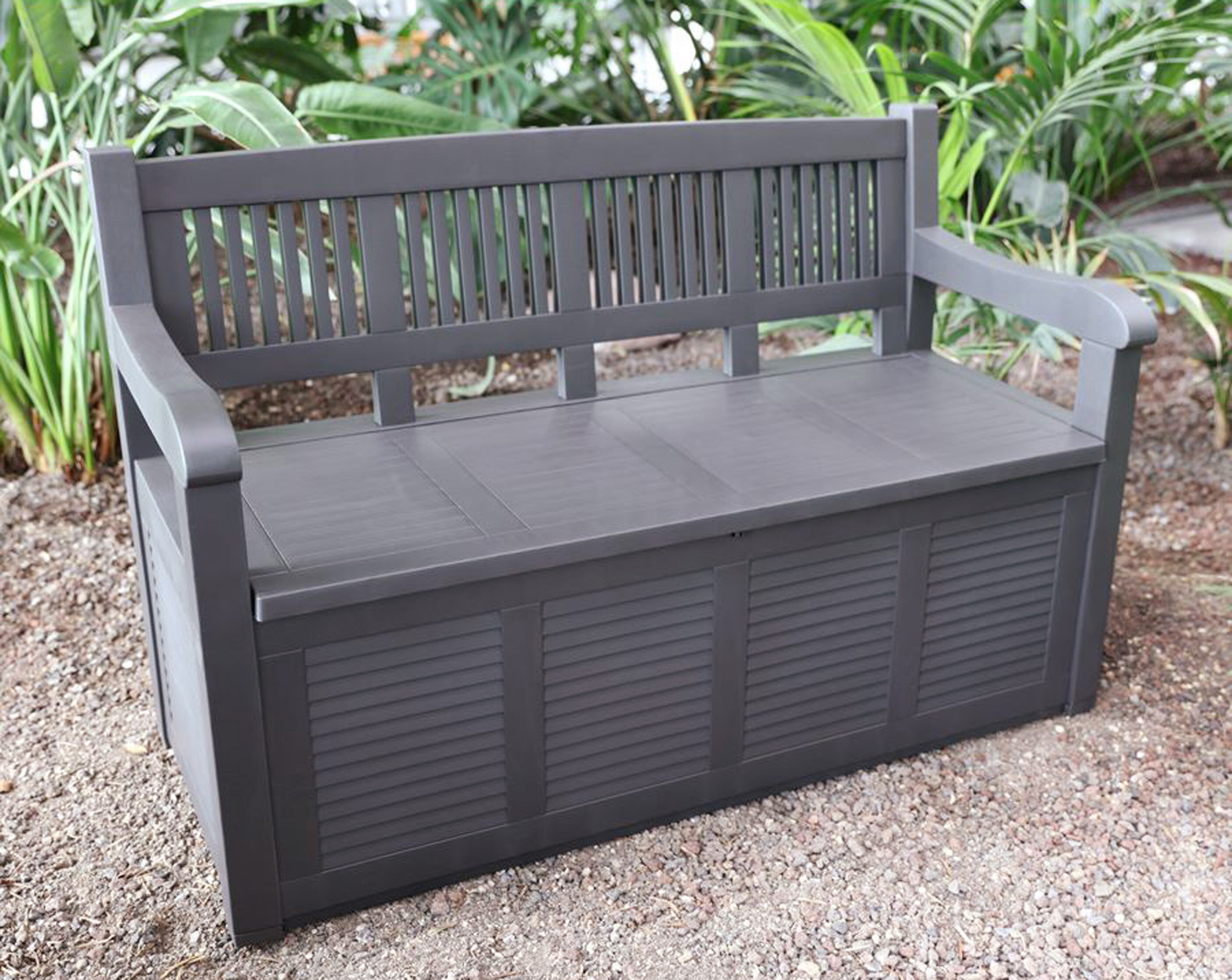 Garten Truhenbank Gartenbank Bank Gartentruhe Kissenbox Auflagenbox Gartenbox