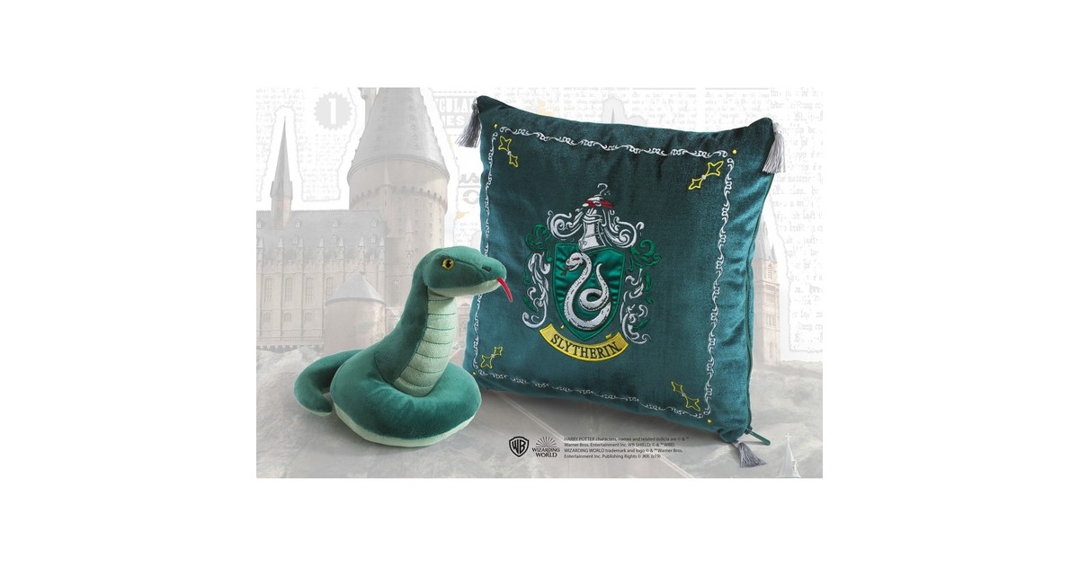 Noble CollectionHarry Potter: Slytherin House Mascot Plush and Cushion Pluchenspeelgoed