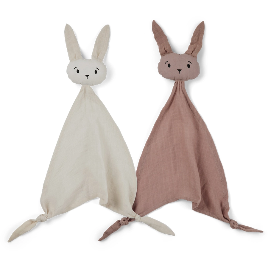 nuuroo Kuscheltuch Ado 2er Set CremeRose