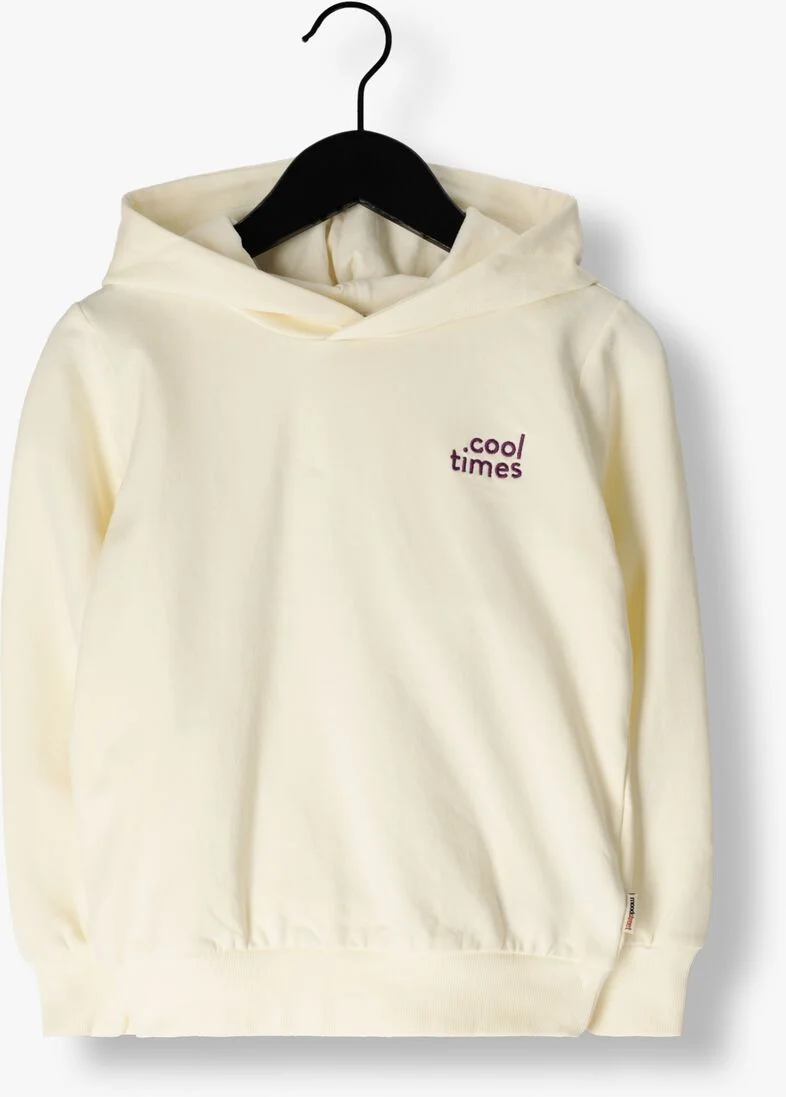 MOODSTREET gebroken wit moodstreet  hoodie front back print