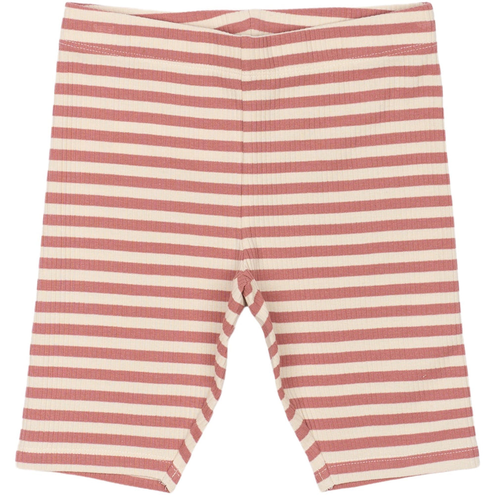 Køb The New Old Rose Striped Moore Tight Rib Shorts