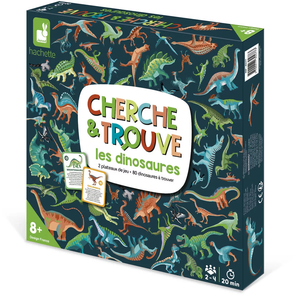 CHERCHE ET TROUVE LES DINOSAURES