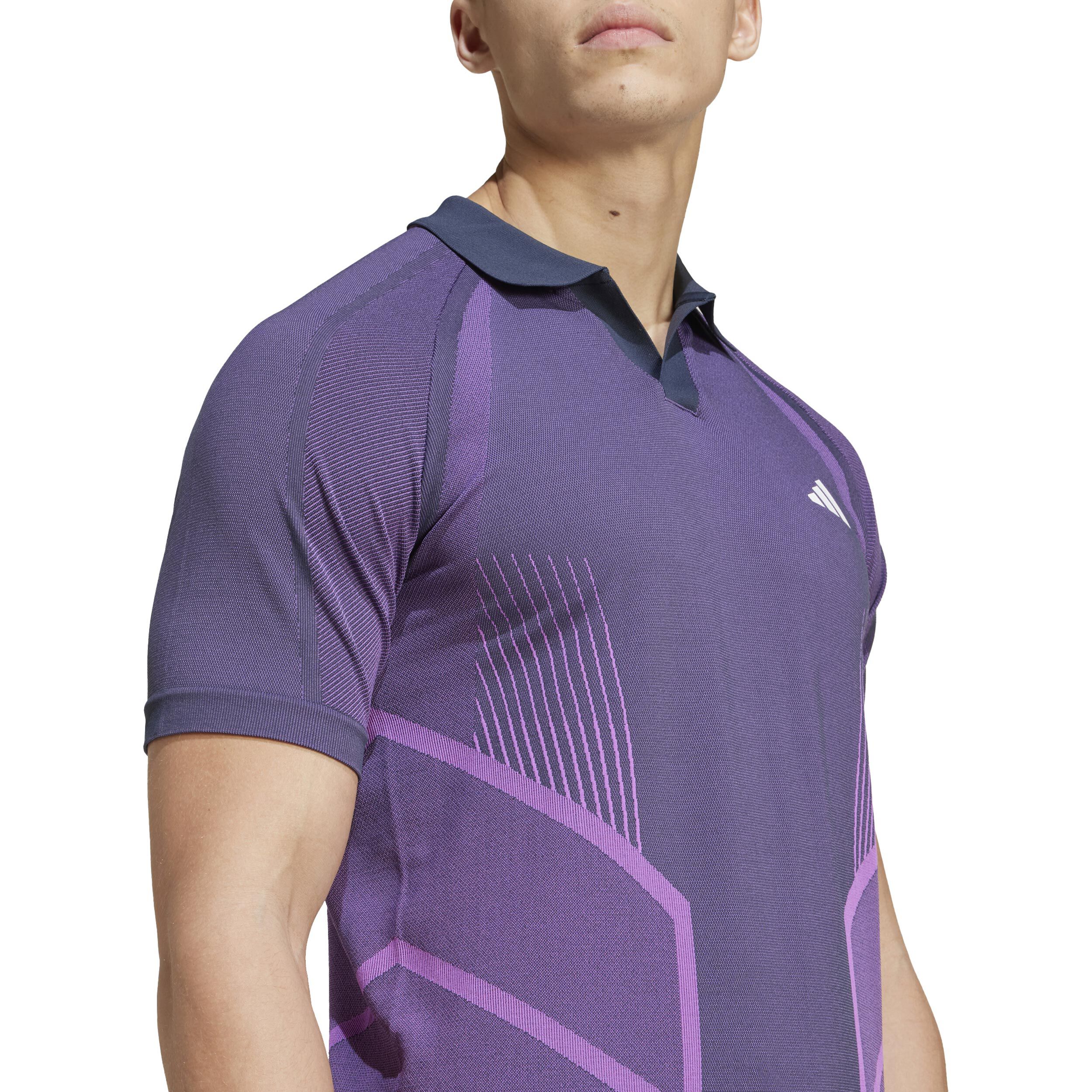 adidas Seamless Pro Polo Hommes - Violet , Berry