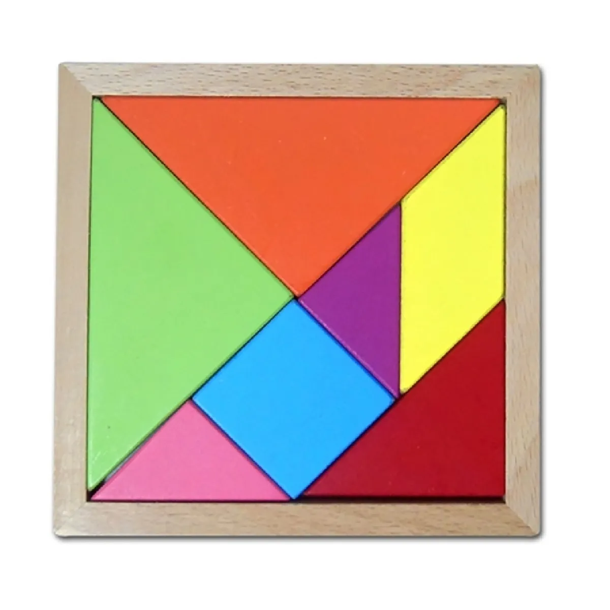 Wewoo Tangram Puzzle bois 7 pièces