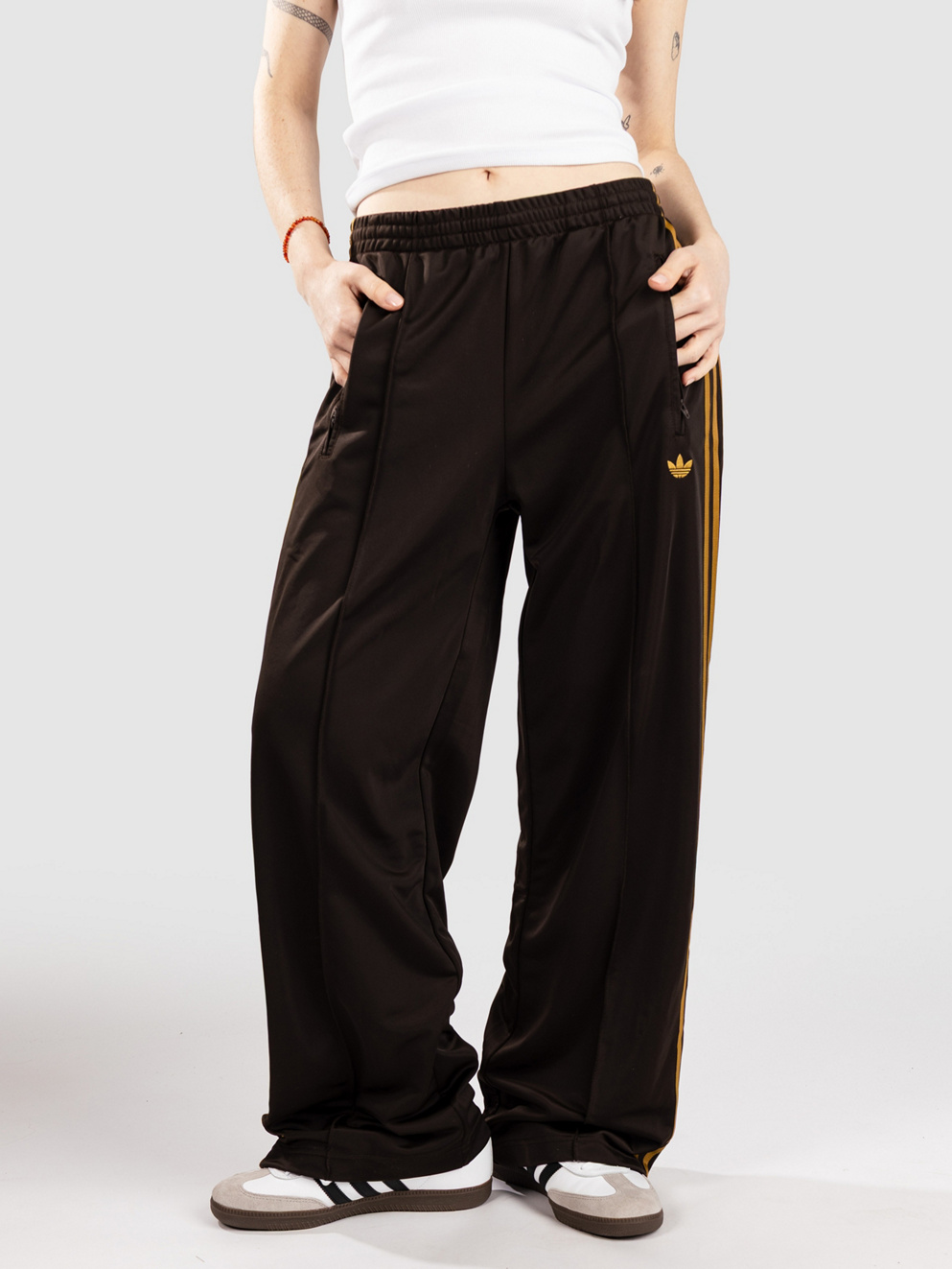 adidas Originals Fbird Loose Pants dbrown/prebro