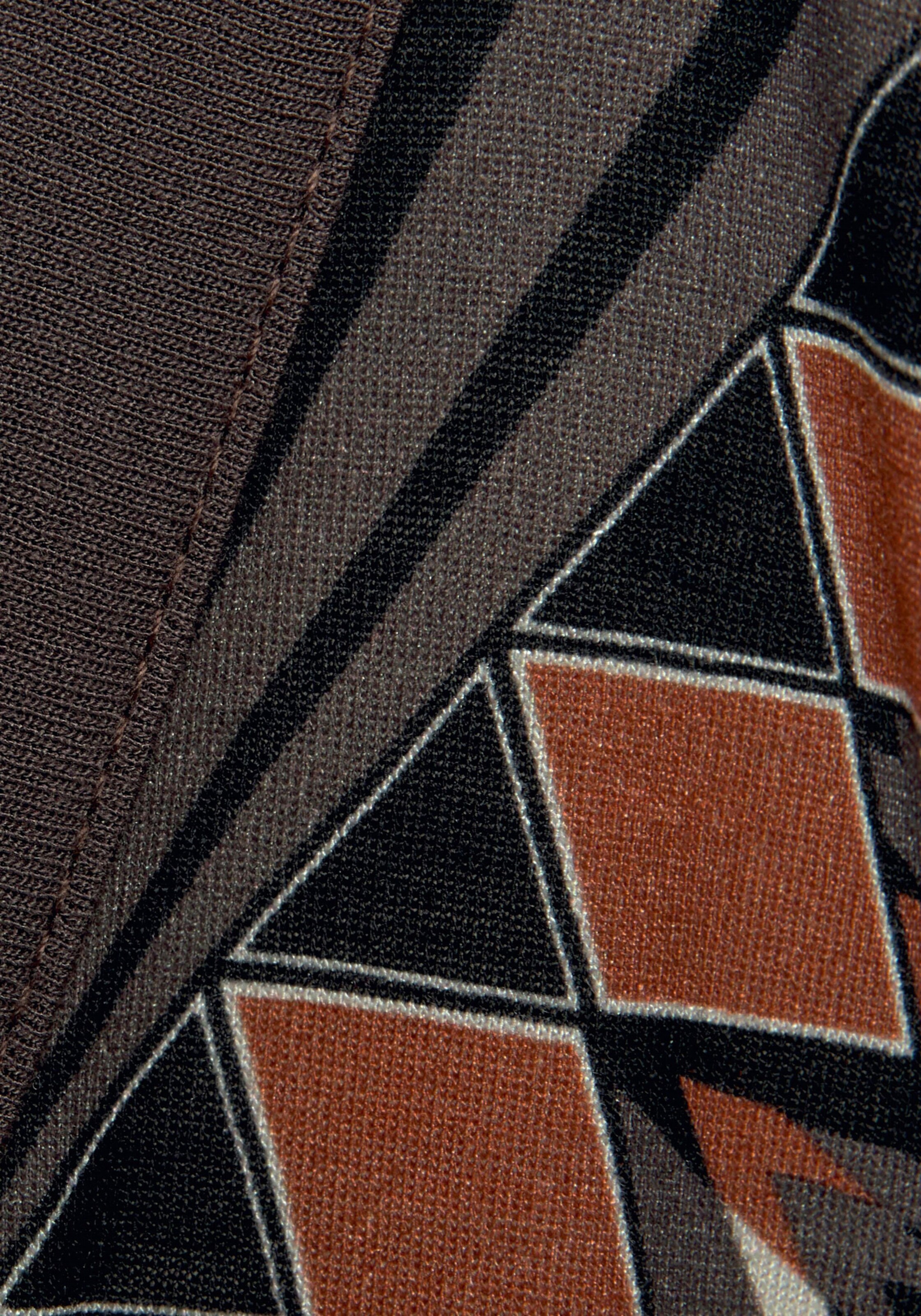 LASCANA Kimono in braun-gemustert