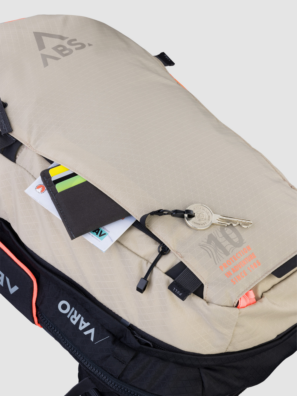 ABS Vario Set Easy.Tech 10L Avalanche Backpack sand stone